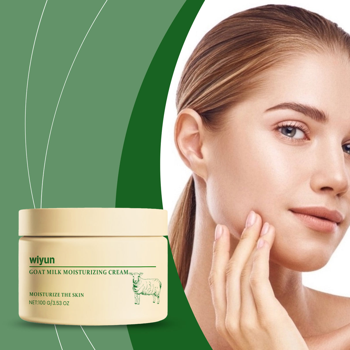 Sheep Moisturizer, Moisturizing High Moisture Goat Milk Soft, Smooth And Elastic Gloss Repair Cream - V.I.P Digital Presence