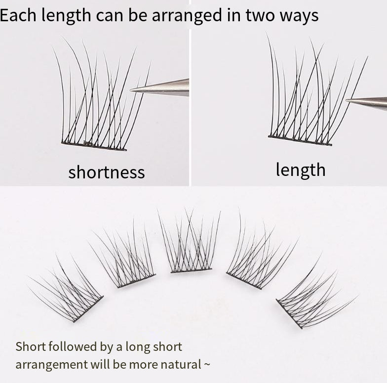 Lazy Fish Tail False Eyelashes Trilogy Natural Simulation Thick Single Cluster Lazy Series Deviruchi Eyelashes - V.I.P Digital Presence