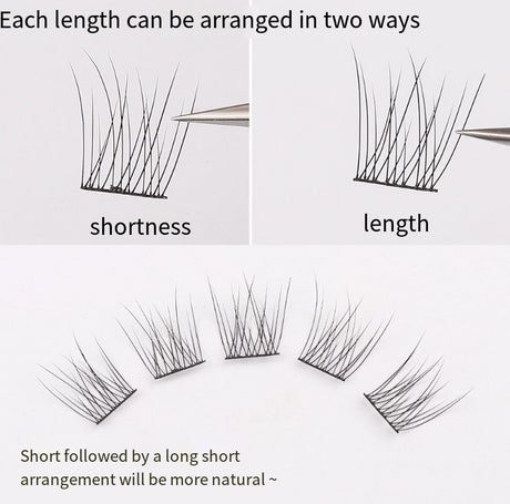 Lazy Fish Tail False Eyelashes Trilogy Natural Simulation Thick Single Cluster Lazy Series Deviruchi Eyelashes - V.I.P Digital Presence
