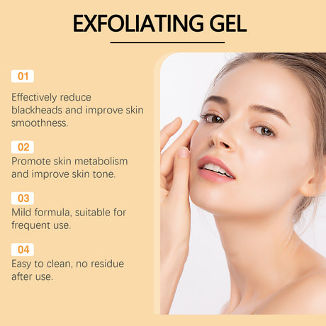 Enzymes Exfoliating Brightening Gel, Gentle Exfoliating Cleansing Gel Deeply Purifies Pores, Removes Blackheads And Brightens Skin - V.I.P Digital Presence