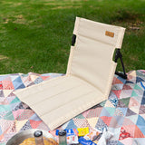 Silla con respaldo para acampar al aire libre, silla plegable portátil, silla de ocio, silla para balcón, parque, césped, silla de picnic