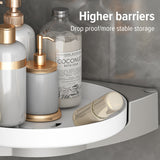 Rotating toilet triangle storage rack wall mounted bathroom toilet no drilling wall corner shower gel storage rack - V.I.P Digital Presence