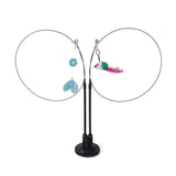 Suction cup cat toy stick that can be attached and held with steel wire multi head interchangeable cat toy and pet supplies - V.I.P Digital Presence