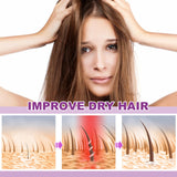 Purple Hair Essential Oil Care Capsules, Improves Dry Hair Knotting And Broken Dandruff Cleaning - V.I.P Digital Presence