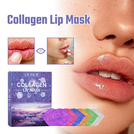Ouhoe Collagen Lip Mask Repair Lip Lines, Remove Dead Skin, Prevent Dry And Crack, Moisturize And Care Lip Mask - V.I.P Digital Presence