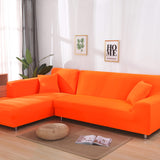 Solid color sofa cover, elastic tight package, full cover, fabric sofa cover, sofa cushion, sofa cover
