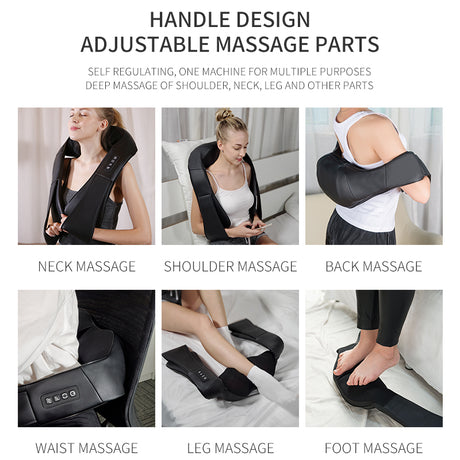 Kneading massage shawl massager SKG cervical spine massager household electric waist and back hot compress massager With bag - V.I.P Digital Presence