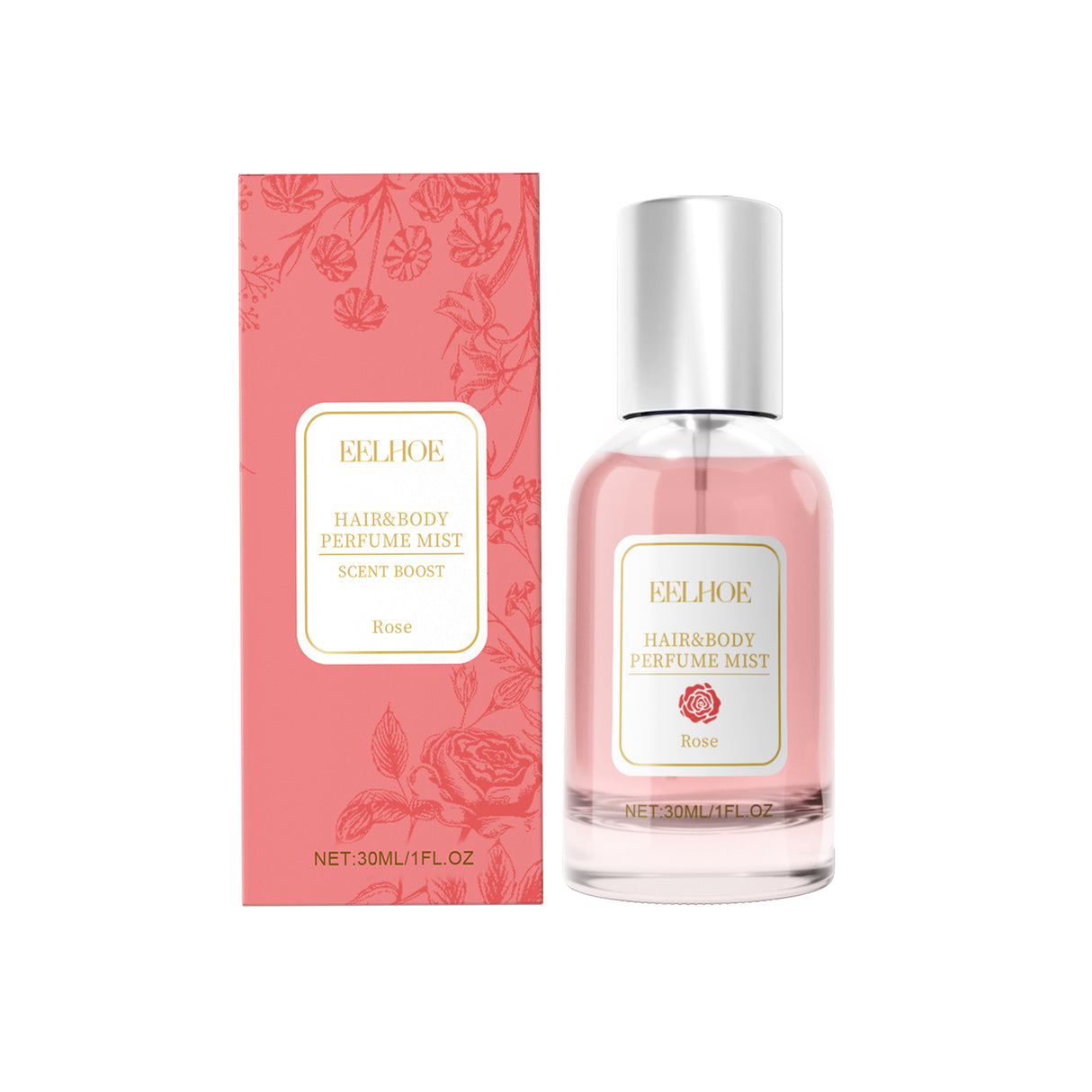 Rose Body Hair Eau De Parfum Spray Fresh And Elegant With Fragrance And Charm Perfume Spray - V.I.P Digital Presence