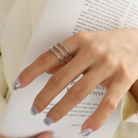 Titanium Steel Wrap Ring - V.I.P Digital Presence