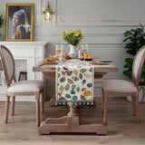 Jacquard table flag small fish green contrasting color dining table fabric holiday coffee table bed flag TV cabinet - V.I.P Digital Presence