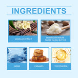 Caramel Vanilla Body Oil Hydrates Hydrating Skin Care Soothing Nourishing Skin Massage Oil