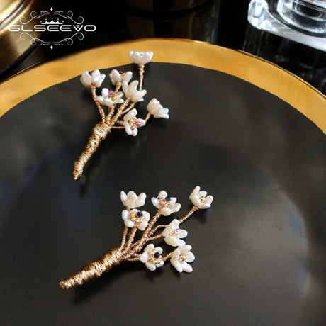 GLSEEVO Natural Shell Flower Handmade Tree Brooch For Women Party Beautiful Brooches Broche Femme Bijoux Luxury Jewellery - V.I.P Digital Presence