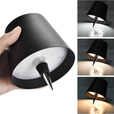 LED Creative Wine Bottle Light for Bar: Movable, Rechargeable, RGB Dimmable Decorative Bottle Lamp - V.I.P Digital Presence