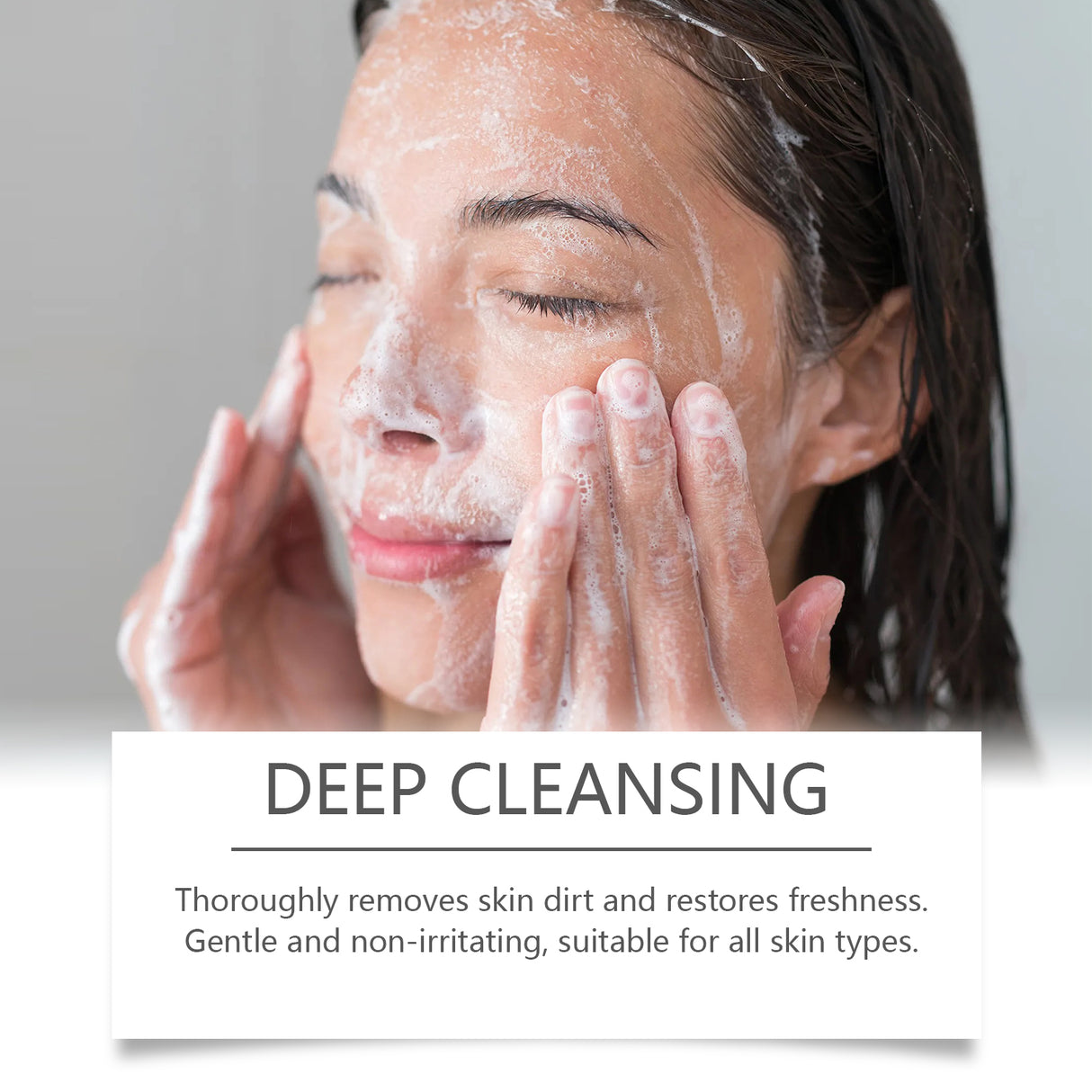 Woodsleep Gentle Moisturizing Facial Cleanser, Gentle Moisturizing Facial Cleanser Dense Foam Clean, Moist And Not Tight