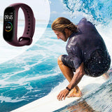 Pulsera inteligente Xiaomi Mi Band 4, versión china, con control del ritmo cardíaco hasta 5 ATM (rojo vino) 