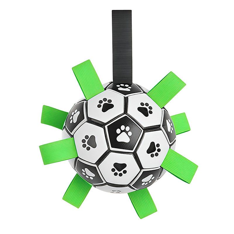 Dog Toy Ball for Teeth Cleaning and Durable Chewing Dog Soccer Ball for Outdoor Use - V.I.P Digital Presence