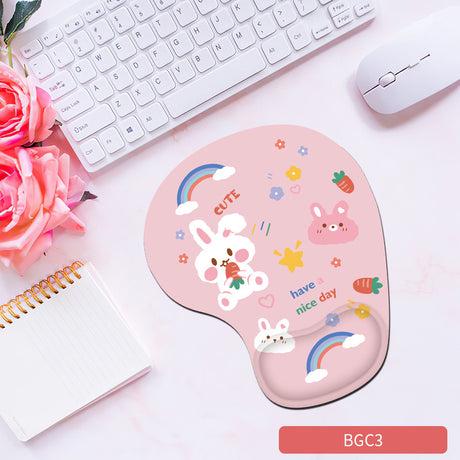 Silicone wrist mouse pad female comfortable computer soft non-slip hand rest pad thick non-slip wrist rest cute game pad - V.I.P Digital Presence