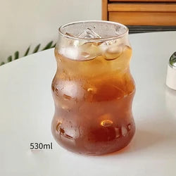 Thickened high borosilicate glass cup household transparent double-layer heat-resistant fruit juice cup - V.I.P Digital Presence