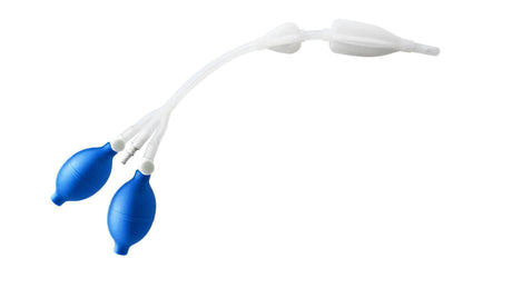 Enema Bulb Silicone Enema Douche Bulb Dual Side Openings Elastic Inflatable Double Bulb Flushing System for Health Care - V.I.P Digital Presence
