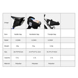 Sahoo 112003 Cycling Bicycle Bike Head Tube Handlebar Cell Mobile Phone Bag Case Holder Case - V.I.P Digital Presence