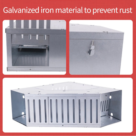 Catching Mice Mouse Traps Occasions Available Double-door Design Non-toxic Reusable Rustproof Garden Supplies Portable - V.I.P Digital Presence