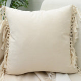 Tassels Cushion Cover 45x45cm Beige White Pillow Covers Decorative Pillow Case Square Home Boho Decor Macrame Pillowcase - V.I.P Digital Presence
