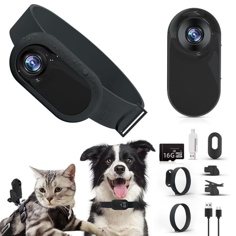 Portable Camera Magnetic Collar Clip Thumb Sports Camera HD Outdoor Pet Camera Portable Cycling Recorder - V.I.P Digital Presence