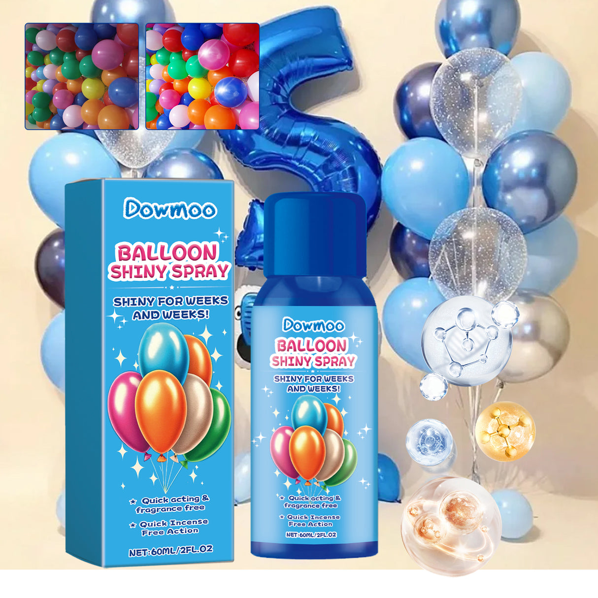 n Balloon Shiny Spray, To Improve Gloss Appearance Balloon Anti-Oxidation Odorless Portable Spray - V.I.P Digital Presence