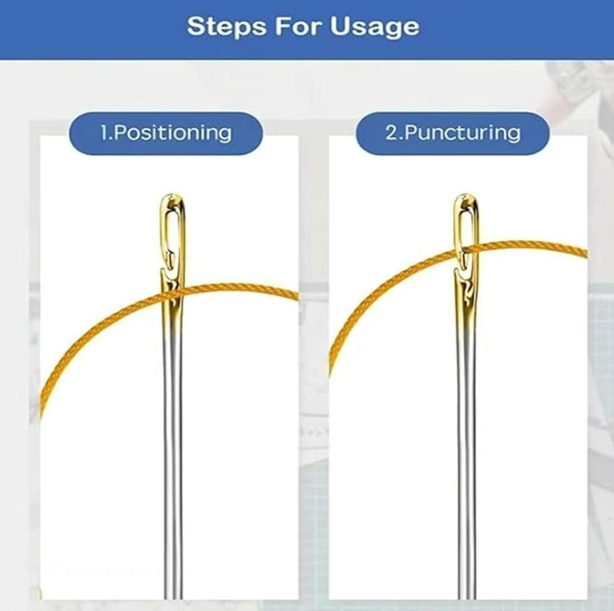 Wodden Case Needle Set