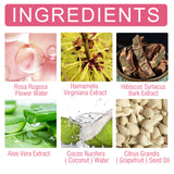 Rose Face Toner, Hydrating Refreshing Oil Control Fade Spots Toner