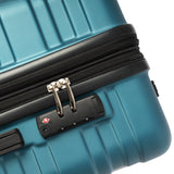 Hardshell Luggage Sets 3 Pcs Spinner Suitcase with TSA Lock Lightweight 20''24''28'' Navy + ABS
