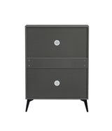 Shoe Cabinet , Shoe storage shelves, Grey - V.I.P Digital Presence