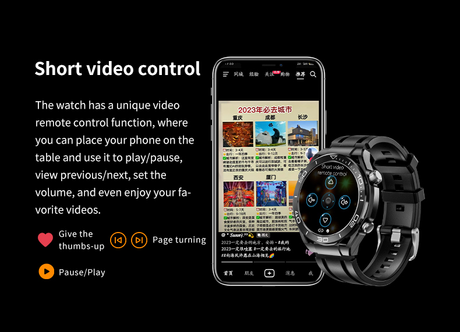 GS ultimate full touch screen smartwatch sports running Bluetooth call bracelet - V.I.P Digital Presence