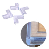 4 protectores de silicona para esquinas de mesa para bebés 