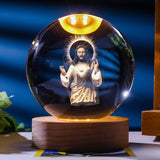 Starry Sky 3D Micro Landscape Crystal Ball Home Desktop Creative Interior Carving White Crystal Ball Ornament Craft Gift product - V.I.P Digital Presence