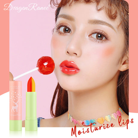 Macaron Color Changing Single And Double Color Lipstick Lipstick Lasting And Not Easy To Decolorize Biting Lip Moisturizing Warm Color Lipstick - V.I.P Digital Presence
