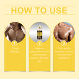 Bee Venom Men's Chest Care Oil Men's Improved Chest Contour Massage Care Essential Oil