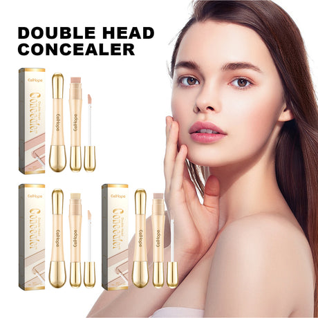 Double Head Concealer, Brightening And Waterproofing Concealer Stick - V.I.P Digital Presence