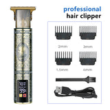 T9 Hairdresser With LCD Display Electric Hair Clipper Household Large Screen Digital Display Electric Hair Clipper Carving Oil Head Shaver Hair Clipper - V.I.P Digital Presence