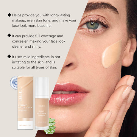 Moisturizing Liquid Foundation Easily Creates A Natural Skin Tone Concealer Moisturizing And Long-Lasting Long-Lasting Makeup Foundation - V.I.P Digital Presence