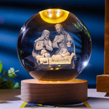 Starry Sky 3D Micro Landscape Crystal Ball Home Desktop Creative Interior Carving White Crystal Ball Ornament Craft Gift product - V.I.P Digital Presence