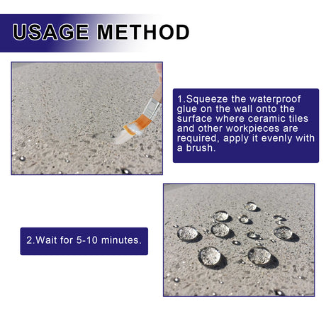 Invisible Waterproof Agent, Toilet Kitchen Waterproof Paint Exterior Wall Balcony Roof Tile Leak Repair Glue - V.I.P Digital Presence