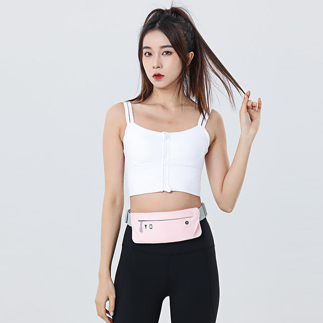 Sports chest waist bag dual-use men's and women's lightweight high-end super Pu crossbody bag outdoor internet famous running phone bag - V.I.P Digital Presence