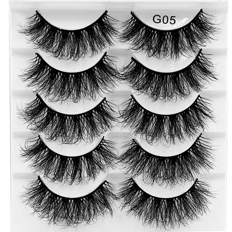 5 Pairs Of New Style Fake Eyelashes Of Fried Hair 8D FLUFFY - V.I.P Digital Presence