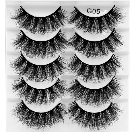 5 Pairs Of New Style Fake Eyelashes Of Fried Hair 8D FLUFFY - V.I.P Digital Presence