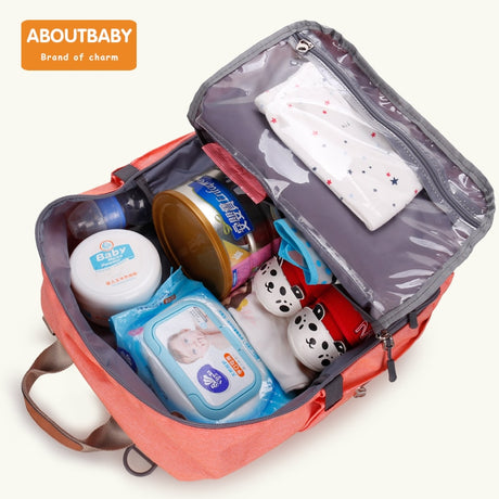 Nappy Bag Large Capacity Baby Diaper Bag Travel Backpack Waterproof knapsack - V.I.P Digital Presence