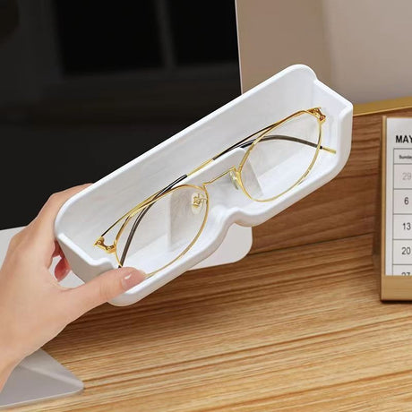 Glasses storage rack wall mounted non perforated decorative wall display sunglasses storage rack storage box - V.I.P Digital Presence
