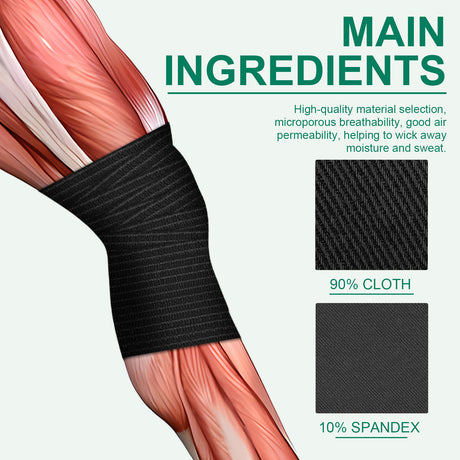 Elastic Self-Adhesive Sports Bandage, Waterproof Elastic Protective Bandage For Wrist, Elbow And Knee Soreness - V.I.P Digital Presence