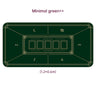 Dezhou playing card pad tablecloth table cushion square round chip rubber cushion playing card table top cushion