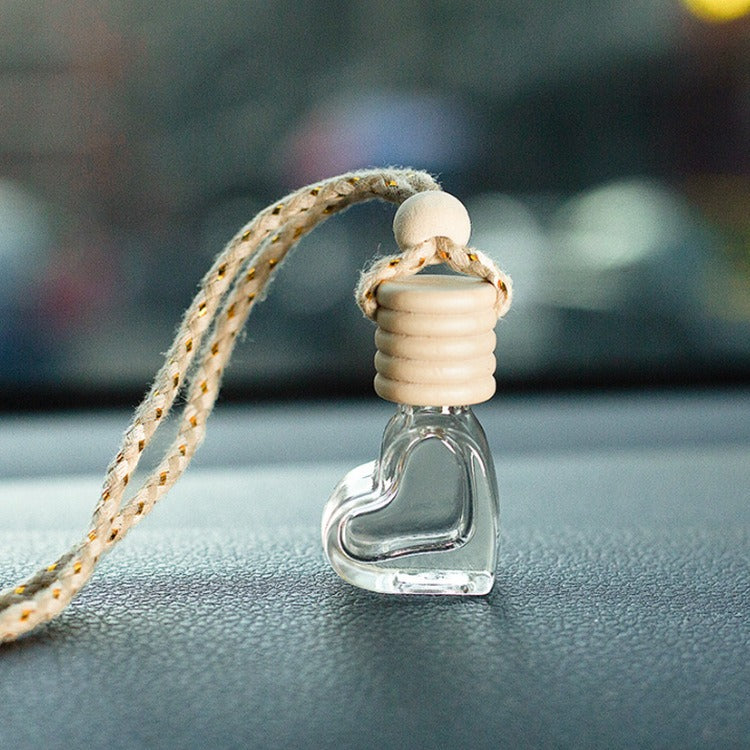 Glass car perfume pendant small empty bottle perfume car perfume bottle car accessories car accessories - V.I.P Digital Presence